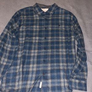 Weatherproof Vintage Modern Fit  Corduroy Plaid Shirt Size L